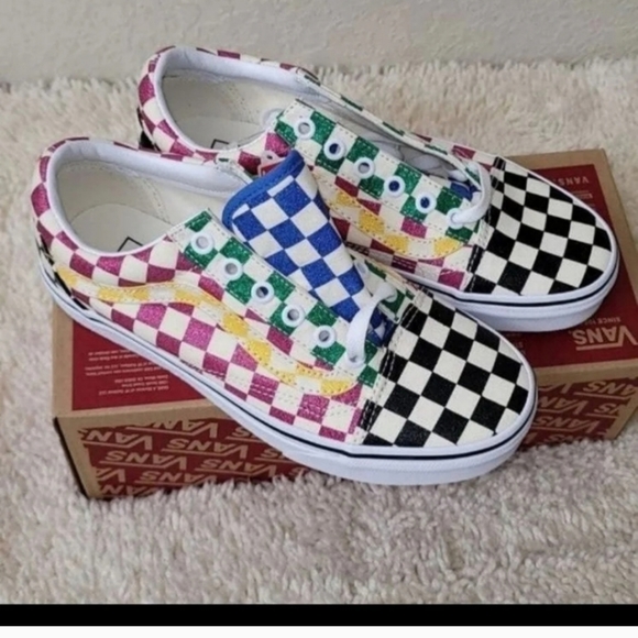 Vans Multi-color Checkerboard Sneaker - Picture 2 of 10